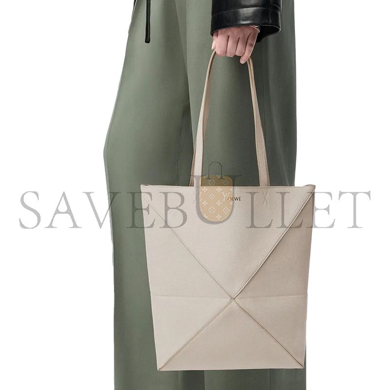 LOEWE MEDIUM PUZZLE FOLD TOTE IN SOFT GRAINED CALFSKIN A779G50X89 (31.5*25.5*14.5cm)